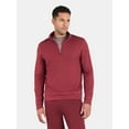 thumbnail image 1 of Athletic Works Men's and Big Men's ButterCore Soft Quarter-Zip Pullover Shirt, Sizes S-3XL, 1 of 5