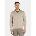 thumbnail image 1 of Athletic Works Men's and Big Men's ButterCore Soft Quarter-Zip Pullover Shirt, Sizes S-3XL, 1 of 5