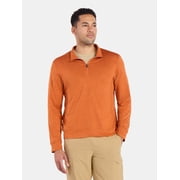 Men's and Big Men's ButterCore Soft Quarter-Zip Pullover Shirt, Sizes S-3XL