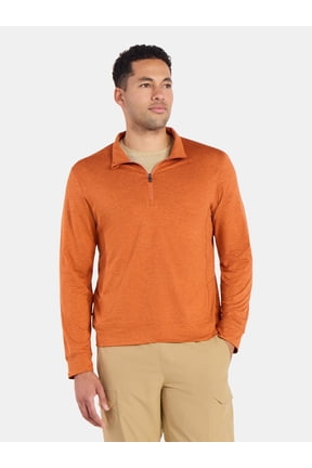Men's and Big Men's ButterCore Soft Quarter-Zip Pullover Shirt, Sizes S-3XL