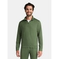 thumbnail image 1 of Athletic Works Men's and Big Men's ButterCore Soft Quarter-Zip Pullover Shirt, Sizes S-3XL, 1 of 5