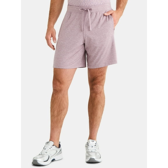 Athletic Works Men's and Big Men's Soft ButterCore Shorts, 6" & 8" Inseams, Sizes XS-5XL