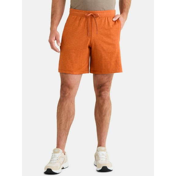 Athletic Works Men's and Big Men's Soft ButterCore Shorts, 6" & 8" Inseams, Sizes XS-5XL