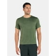 thumbnail image 1 of Athletic Works Men's and Big & Tall Men's Soft ButterCore Tee with Short Sleeves, Sizes S-5XL, 1 of 5