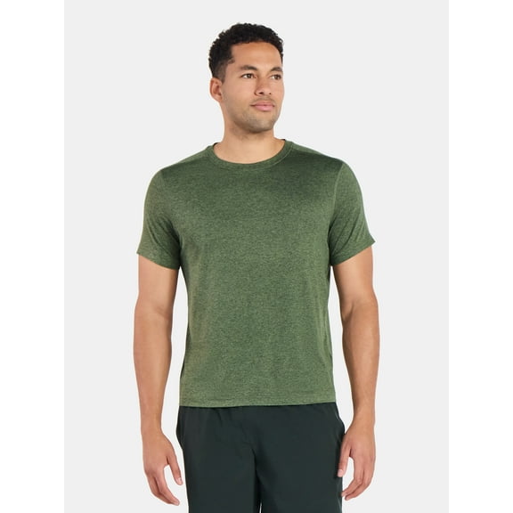Athletic Works Men's and Big & Tall Men's Soft ButterCore Tee with Short Sleeves, Sizes S-5XL