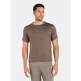 thumbnail image 1 of Athletic Works Men's and Big & Tall Men's Soft ButterCore Tee with Short Sleeves, Sizes S-5XL, 1 of 5