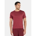 thumbnail image 1 of Athletic Works Men's and Big & Tall Men's Soft ButterCore Tee with Short Sleeves, Sizes S-5XL, 1 of 5
