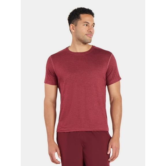 Athletic Works Men's and Big & Tall Men's Soft ButterCore Tee with Short Sleeves, Sizes S-5XL