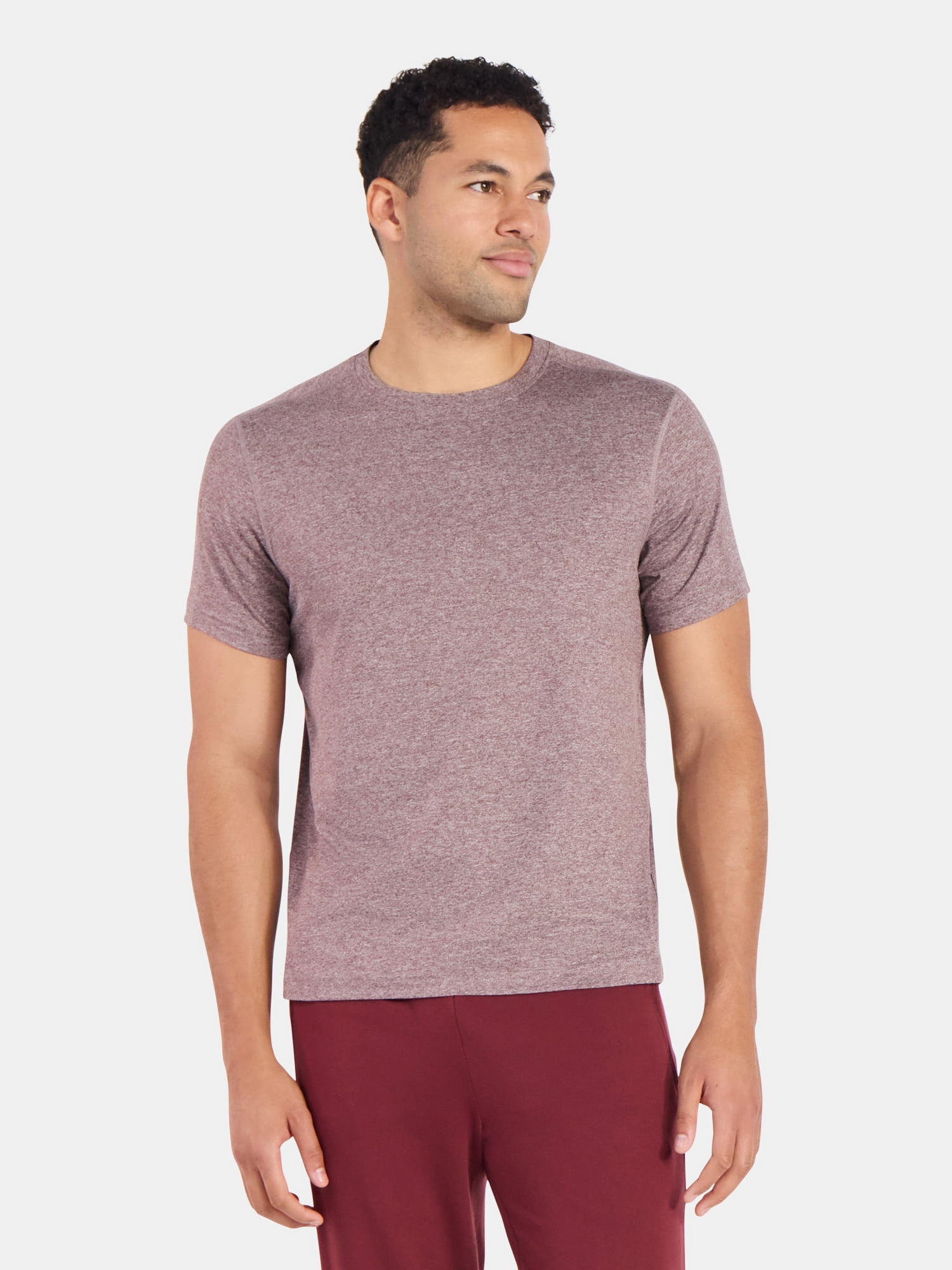 Athletic Works Men's and Big & Tall Men's Soft ButterCore Tee with Short Sleeves, Sizes S-5XL