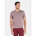 thumbnail image 1 of Athletic Works Men's and Big & Tall Men's Soft ButterCore Tee with Short Sleeves, Sizes S-5XL, 1 of 5