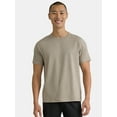 thumbnail image 1 of Athletic Works Men's and Big & Tall Men's Soft ButterCore Tee with Short Sleeves, Sizes S-5XL, 1 of 5