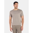 thumbnail image 1 of Athletic Works Men's and Big & Tall Men's Soft ButterCore Tee with Short Sleeves, Sizes S-5XL, 1 of 5