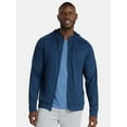 thumbnail image 1 of Athletic Works Men's and Big Men's ButterCore Soft Full Zip Hoodie, Sizes S-3XL, 1 of 5