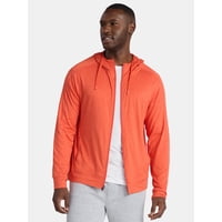 Athletic Works Men's and Big Men's ButterCore Soft Full Zip Hoodie