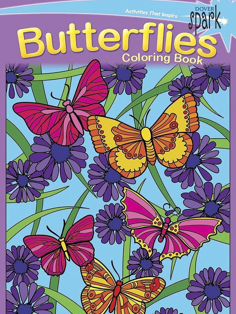 BUTTERFLIES COLORING BOOK/ - Walmart.com