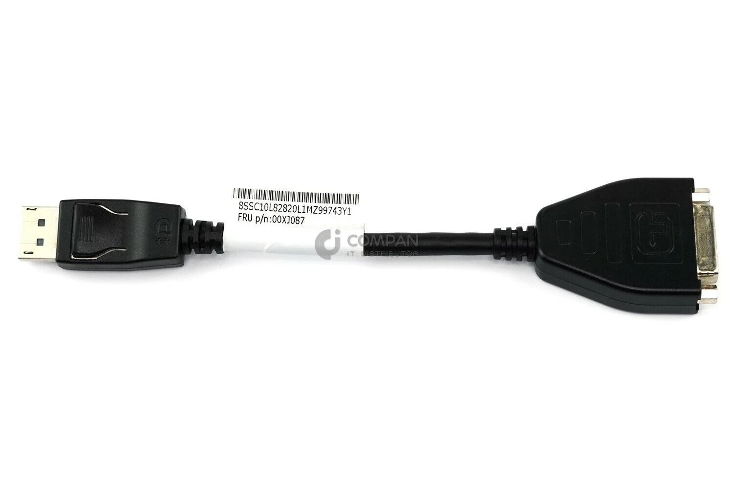 BUTTERFLY- 00Xj087 Lenovo Displayport To Single-Link Dvi-D Monitor Cable 0.2M