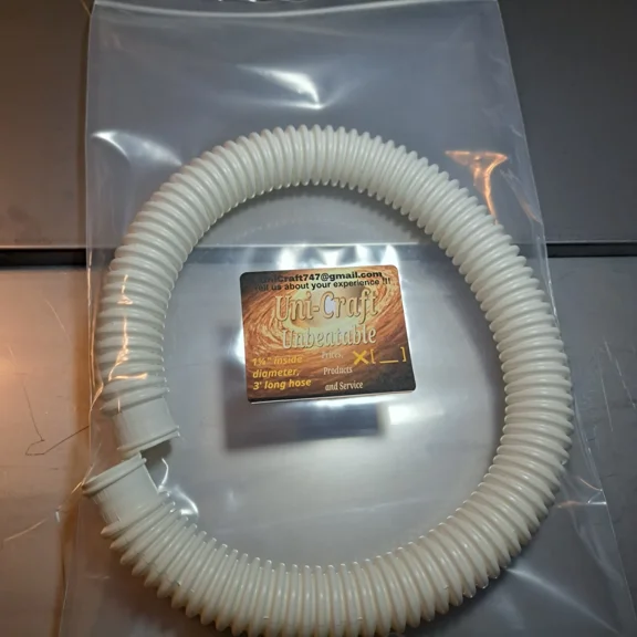 BUTTERFLY- 1 Inch X 3 Foot White Above Ground Pool Pump Ablex Flex Connection Hose