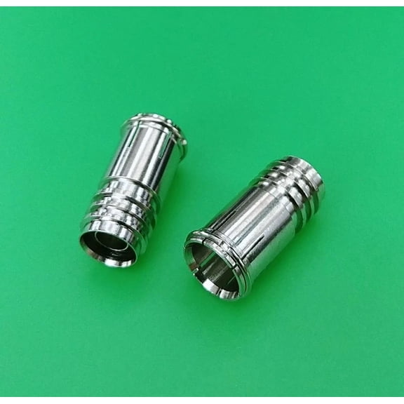 BUTTERFLY- (10 Pcs) Rg6 F Push-On W/ Attached 1/4" Ring Connector - Usa Seller