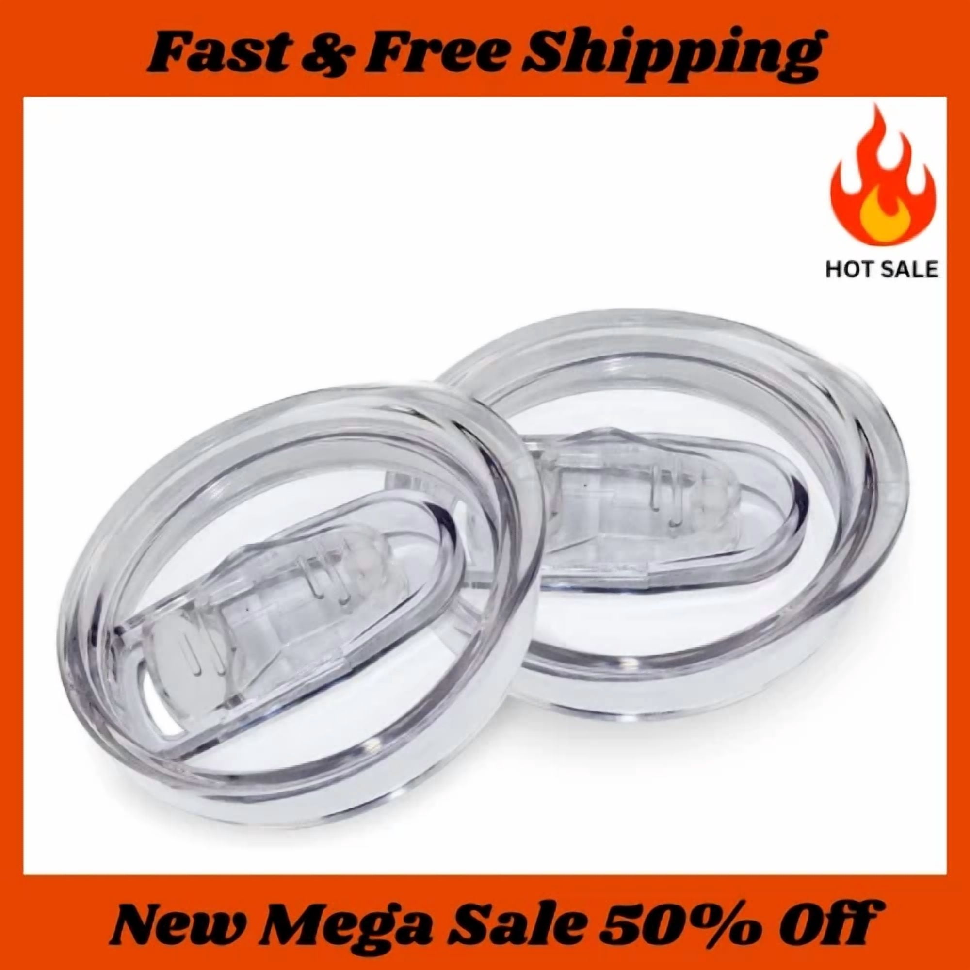 BUTTERFLY- 12Oz Wine Tumbler Lids – 2.8" Spill-Proof, Straw-Friendly, 2 Pack, Bpa Free