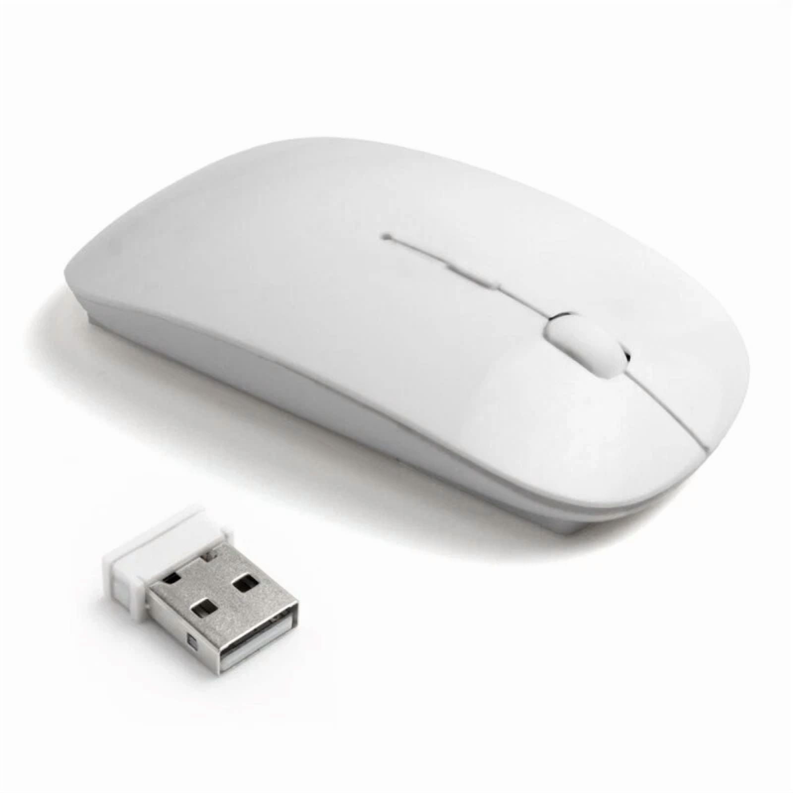 BUTTERFLY- 2.4Ghz Usb Wireless Optical Mouse Mice For Pc Laptop Computer (White)
