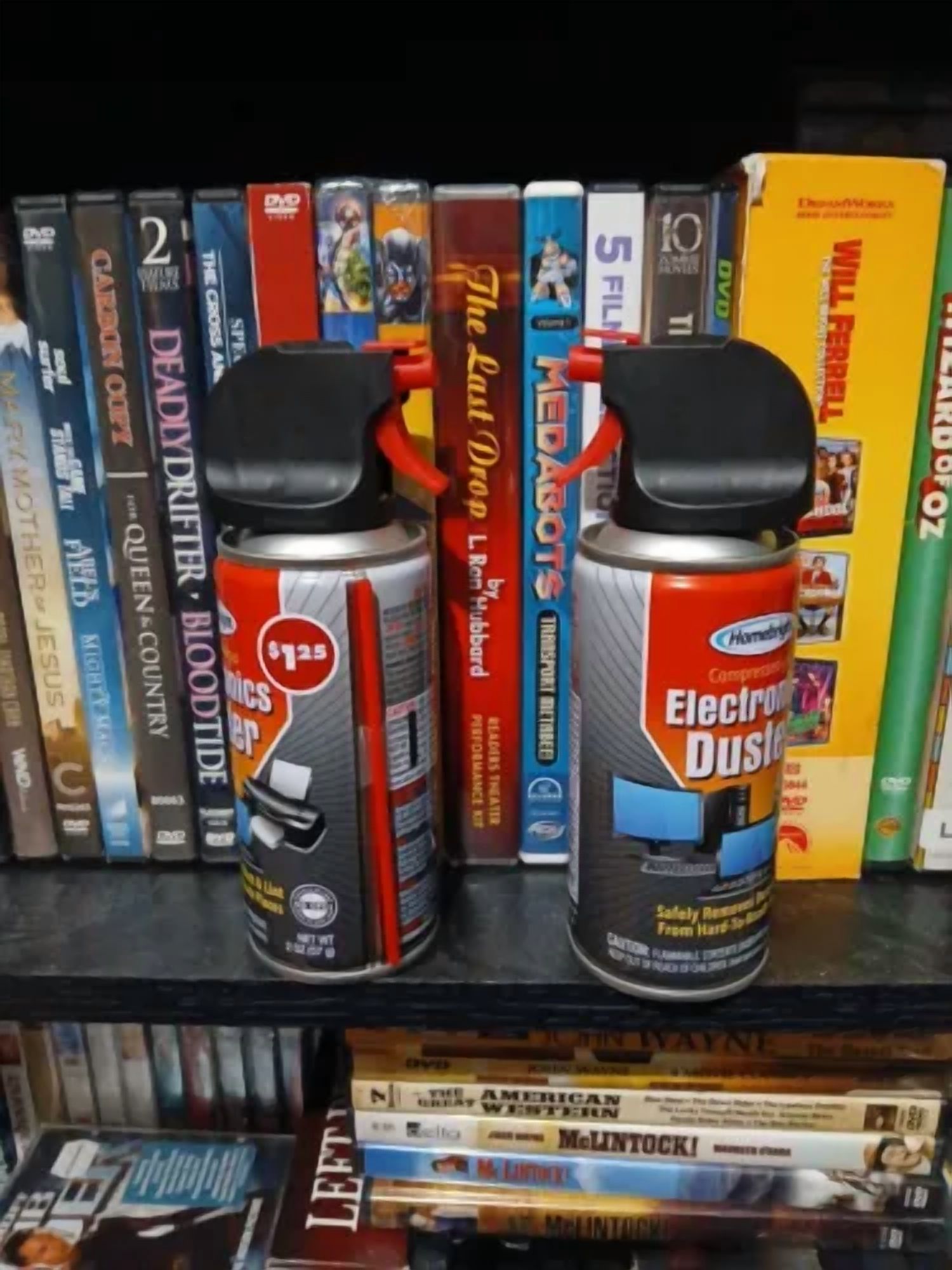 BUTTERFLY- 2 Cans - New Air Duster Spray Electronics 2 Oz Computer Games Systems Cleaner