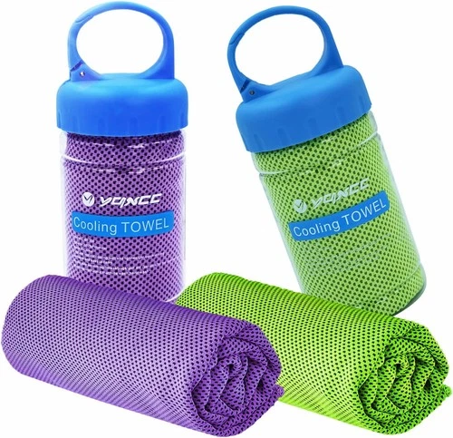 BUTTERFLY- 2 Pack Cooling Towels 47"X12" Ice Cold Gym Neck Towel For Workout