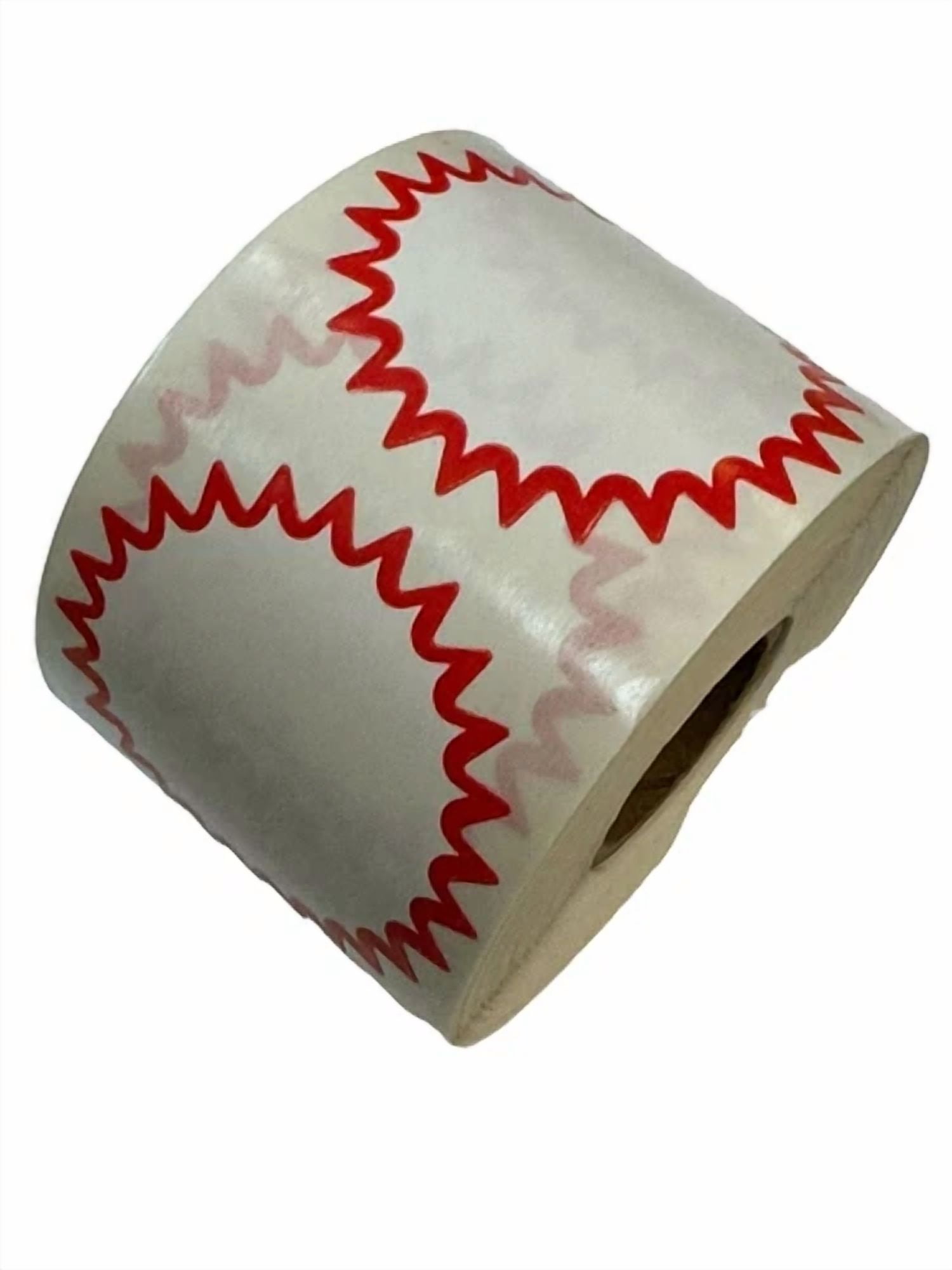 BUTTERFLY- 2” Starburst Thermal Direct Red Border Colored Labels Stickers One Roll Of 500