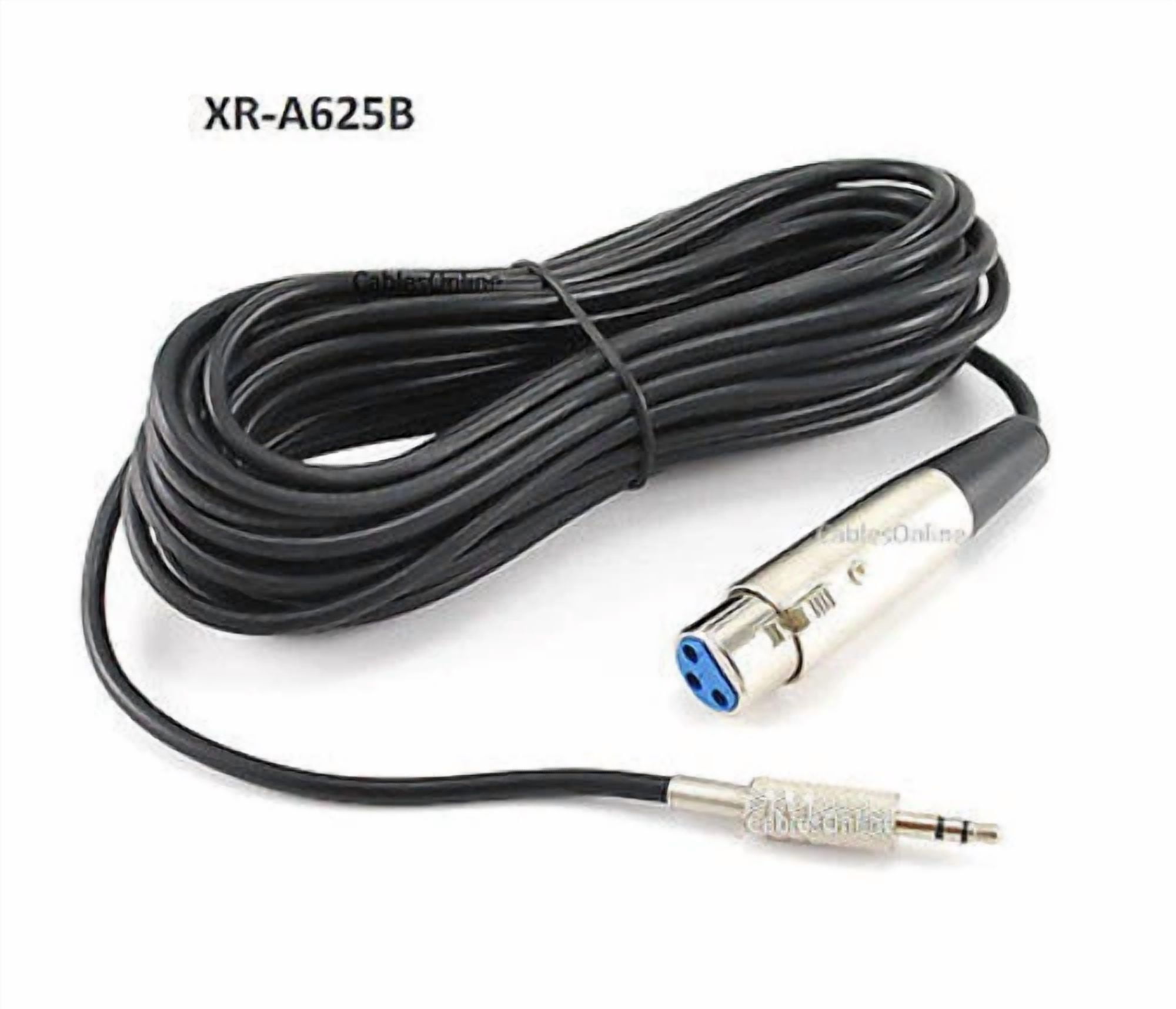 BUTTERFLY- 25Ft 3.5Mm Trs Plug To 3-Pin Xlr Female Plug Balanced Audio Cable, Xr-A625B