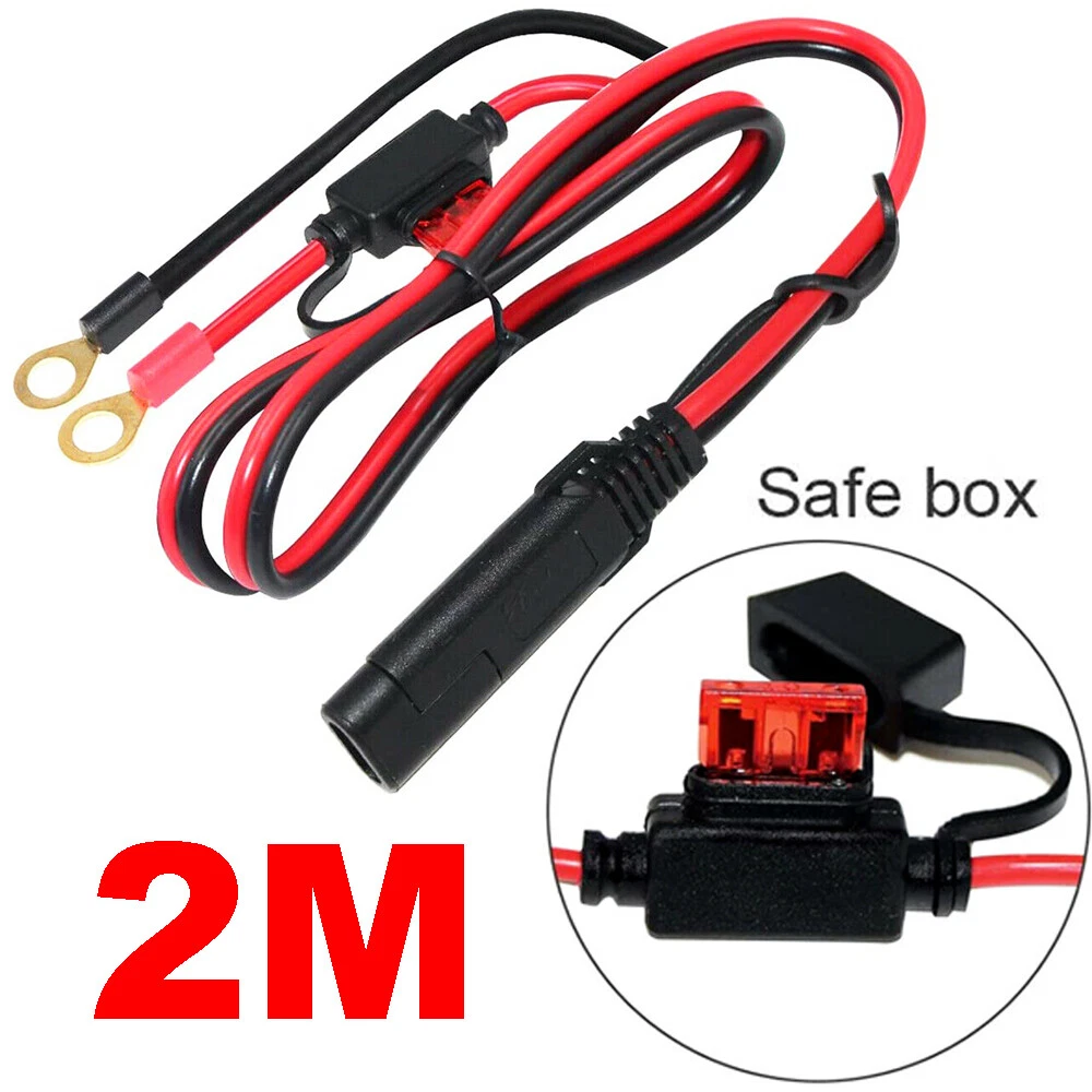 BUTTERFLY- 2M 16Awg Sae Terminal Battery Power Cord Cable Tender Harness Wire Extension