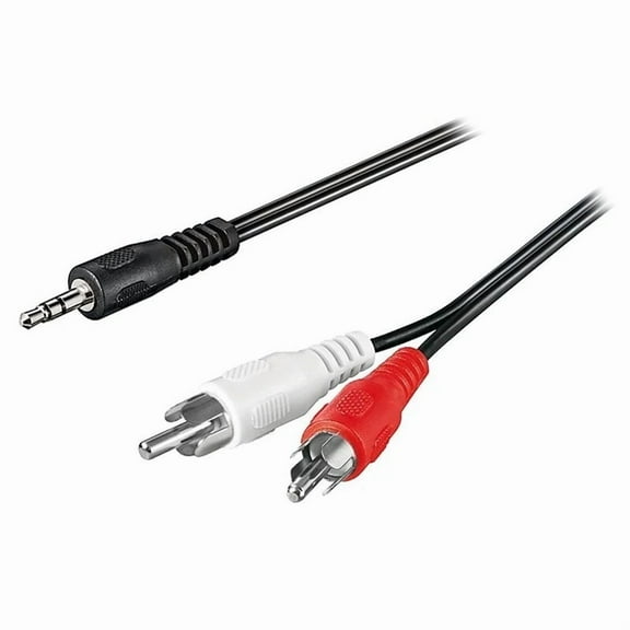 BUTTERFLY- 3.5Mm To Rca Cable Red And White Connection 3Ft - Lot Of 10 (Il/Rt6-15901-Rca...