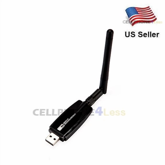 BUTTERFLY- 300Mbps Usb Wireless Adapter Wifi Network Card For Laptops Pc