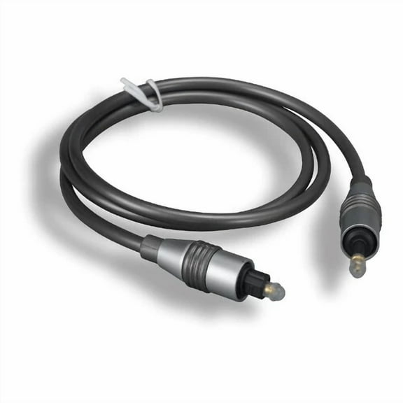 BUTTERFLY- 3Ft Toslink 5.0Mm Male To Mini Toslink 3.5Mm Digital Optical Audio Cable Gray