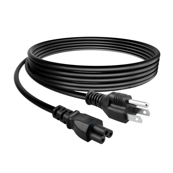 BUTTERFLY- 5Ft Ac Power Cord Cable For Computer Pc Monitor Iec320 18Awg 3-Prong Lead Wire