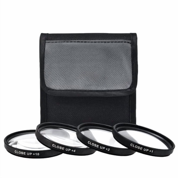 BUTTERFLY- 72Mm Close-Up Filter Set +1 +2 +4 +10 Magnification Macro Hd 4 Piece Set