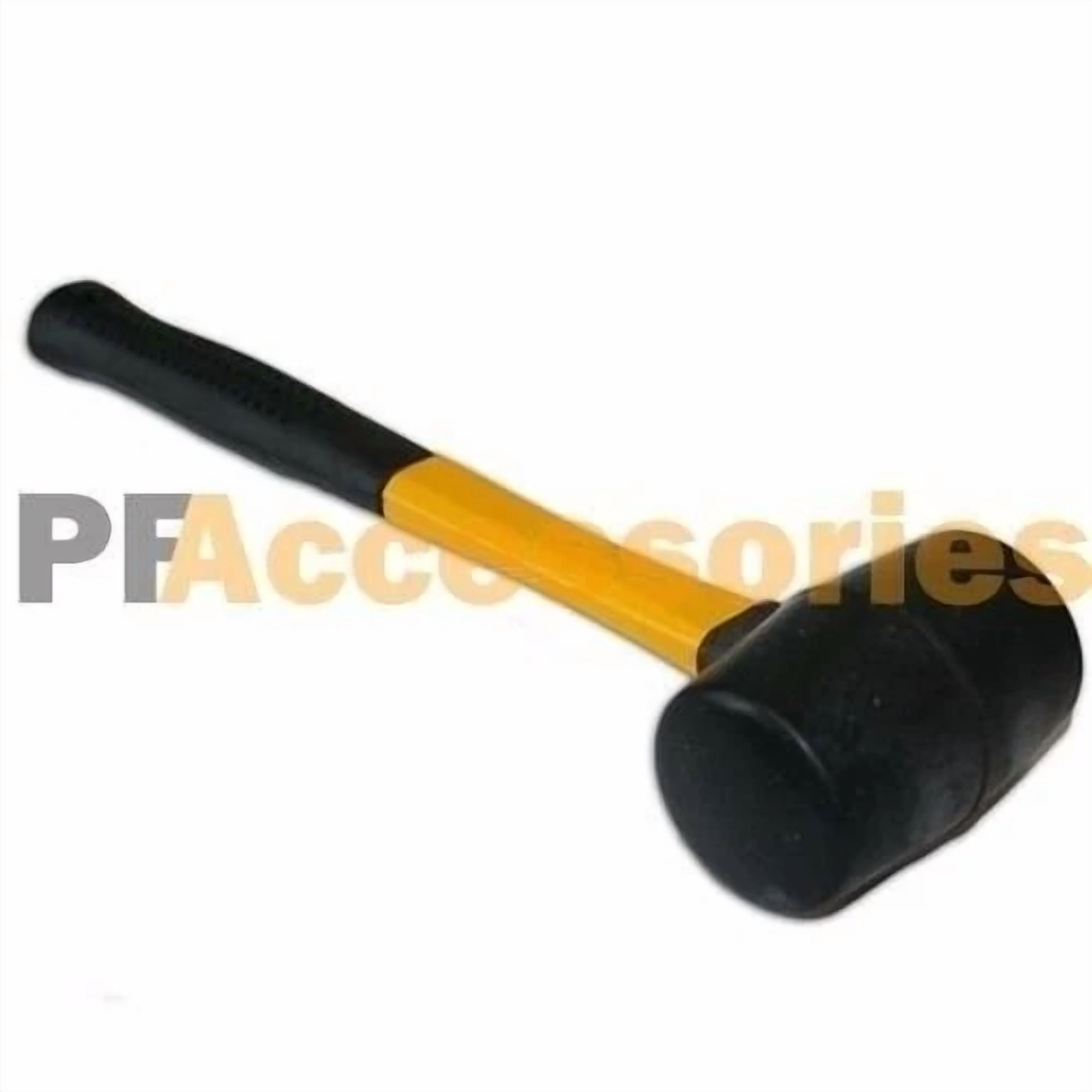 BUTTERFLY- 8Oz Rubber Mallet Hammer Fiberglass Grip Handle 11" Inch Length New
