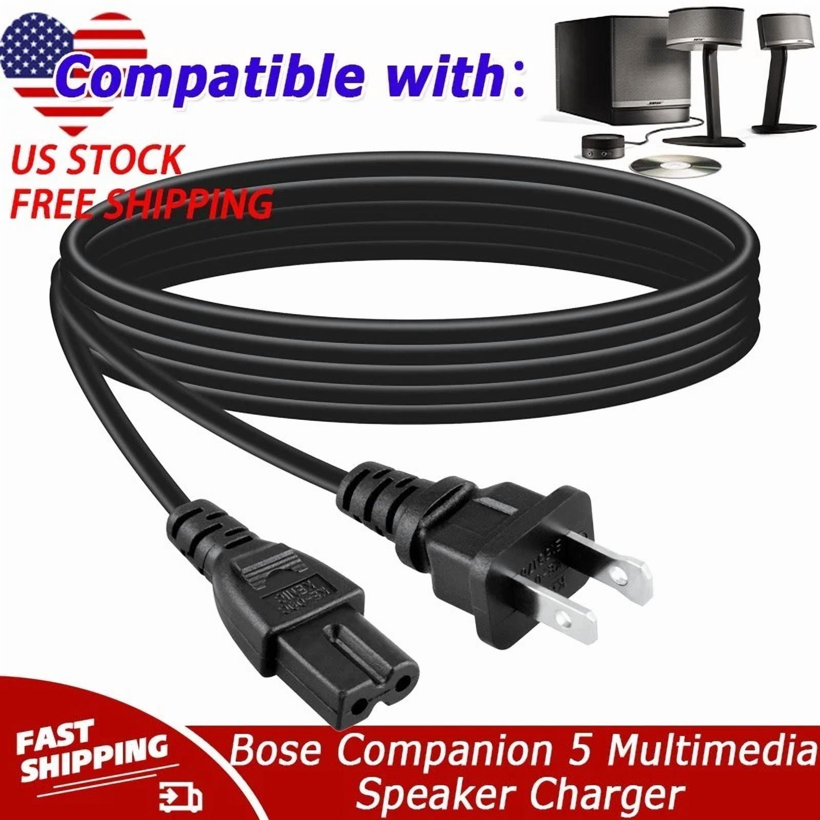 BUTTERFLY- Ac Power Cord Cable For Bose Companion 5 Multimedia Speaker System Subwoofer