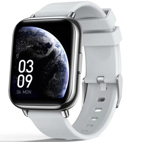 BUTTERFLY- Agptek Smart Watch, 1.69 Inch Touch Screen Fitness Tracker, Model Lw31 Silver