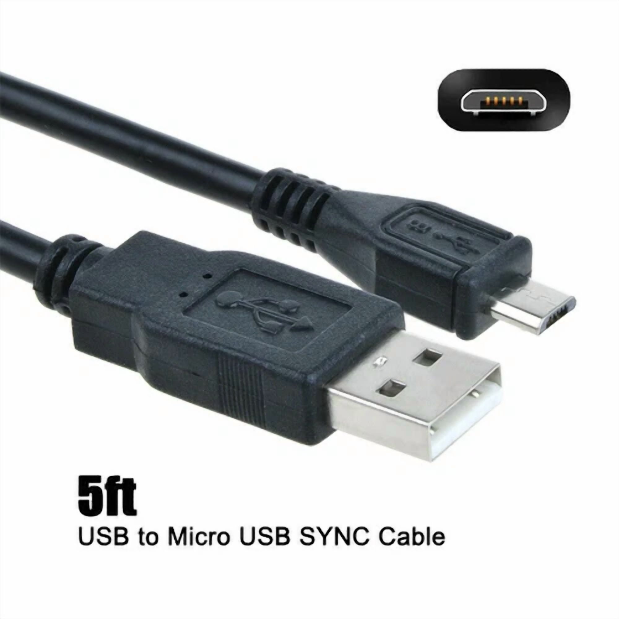BUTTERFLY- Aprelco Micro Usb Cable Cord For Garmin Nuvi 2460Lmt 2757Lm 2798Lm 2370Lt Gps