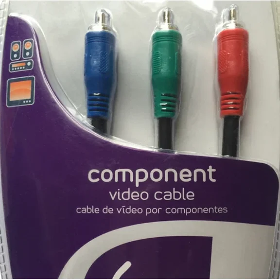 BUTTERFLY- Ativa Component Video Cable Rgb Ypbpr For Vcr Dvd Dvr Dss Cable Box To Hdtv 6 Ft