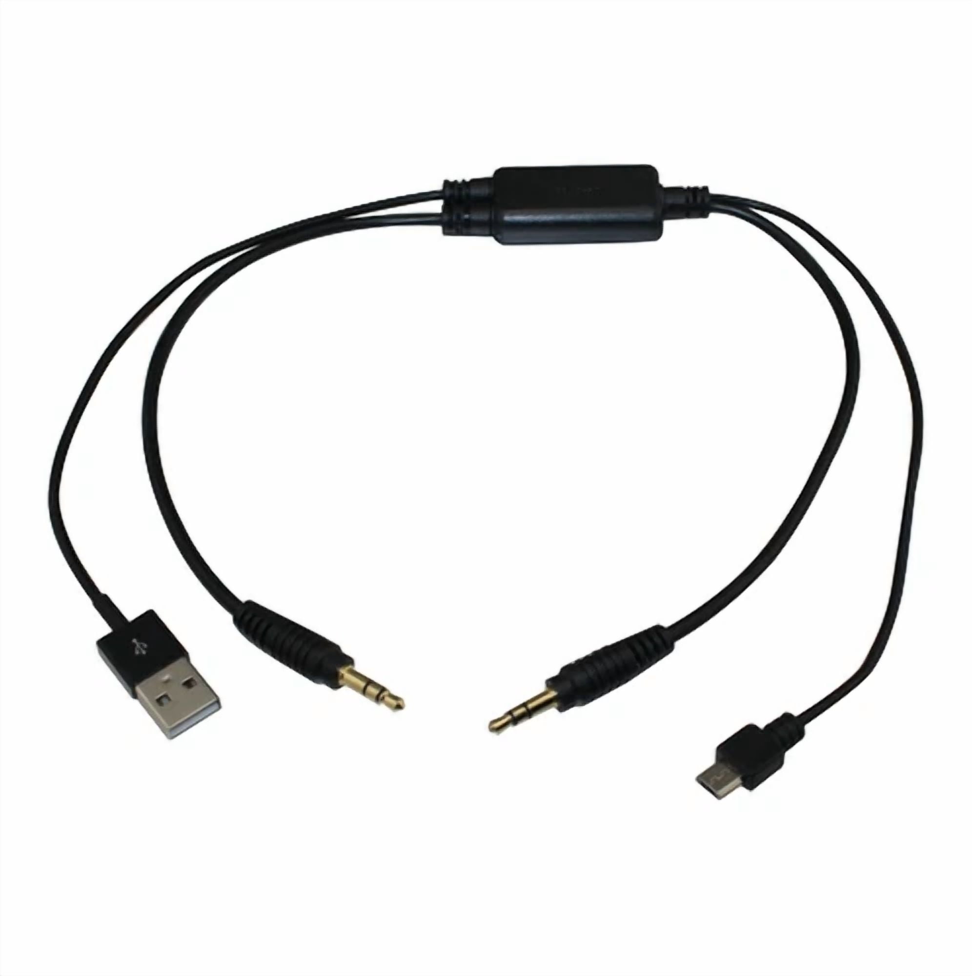 BUTTERFLY- Aux Cable 3.5Mm Usb To Micro Usb Cable 100Cm Long