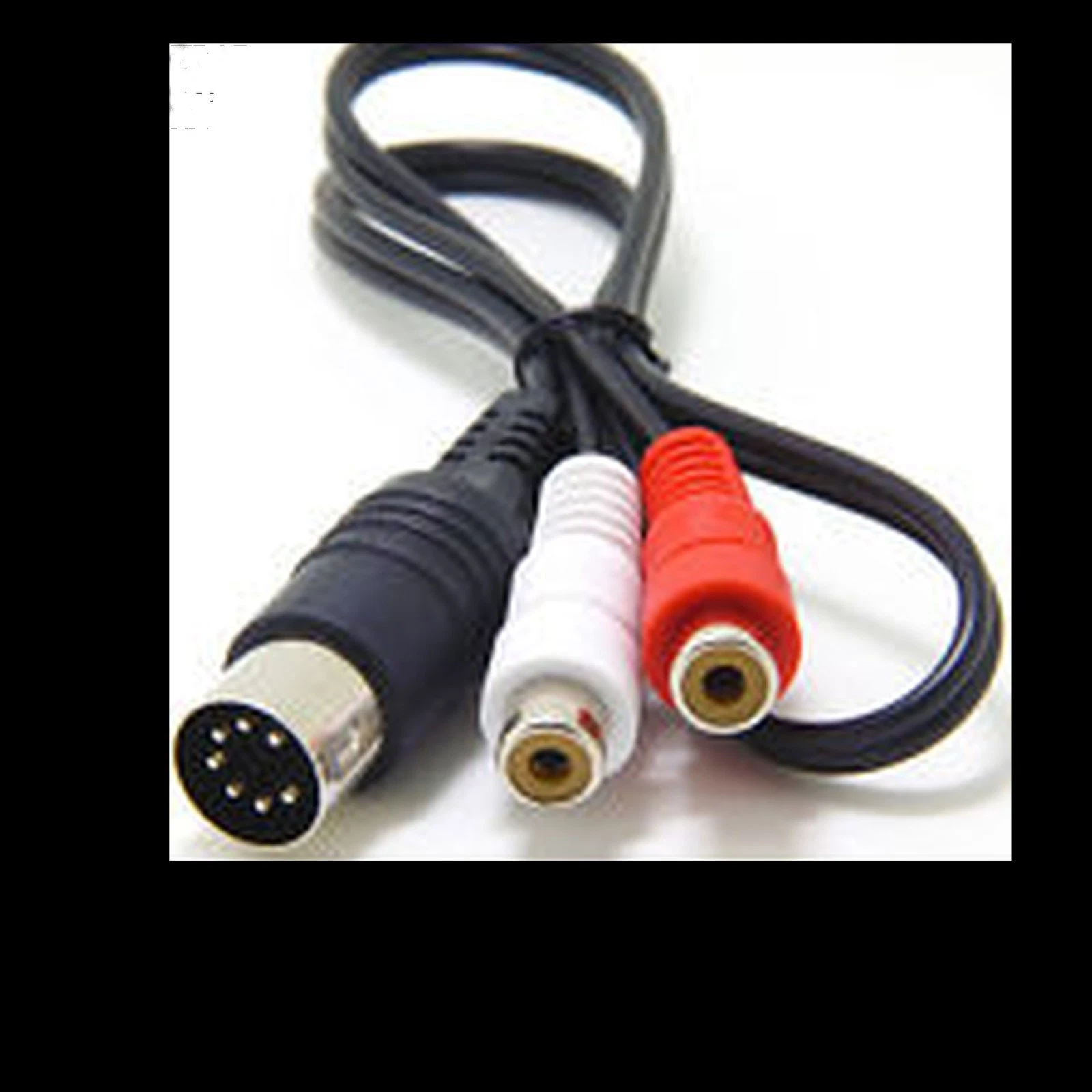 BUTTERFLY- Bang & Olufsen 7-Pin Din Male To 2-Rca Female Audio Cable 1 ...