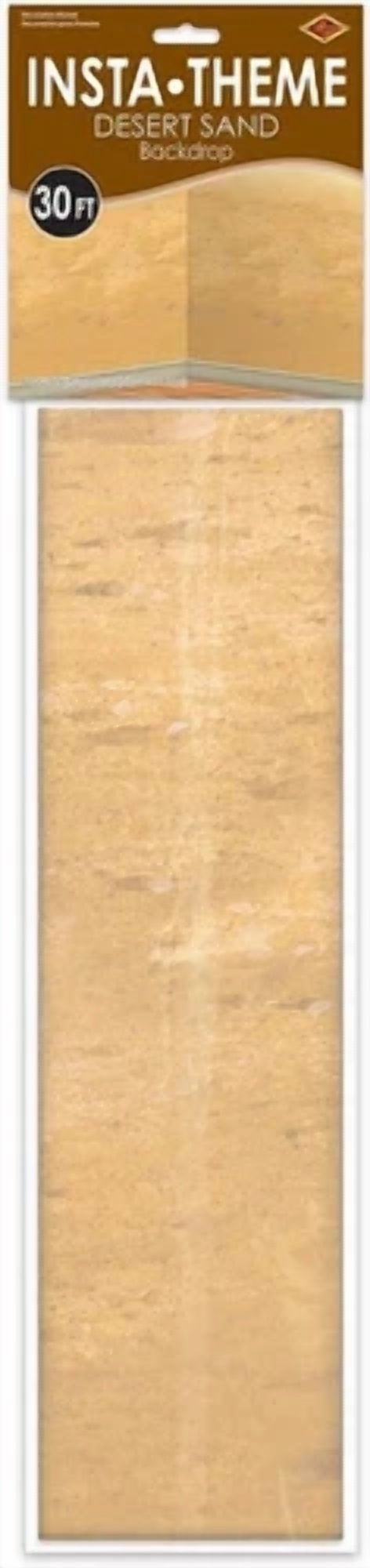 BUTTERFLY- Beistle Desert Sand Wall Backdrop, 4’ X 30’ Mural – Party Decorations, Western
