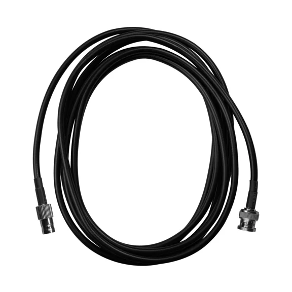BUTTERFLY- Black Rg58 Coaxial Bnc Male To Bnc Female 10Ft - 50 Ohm Rohs Cable