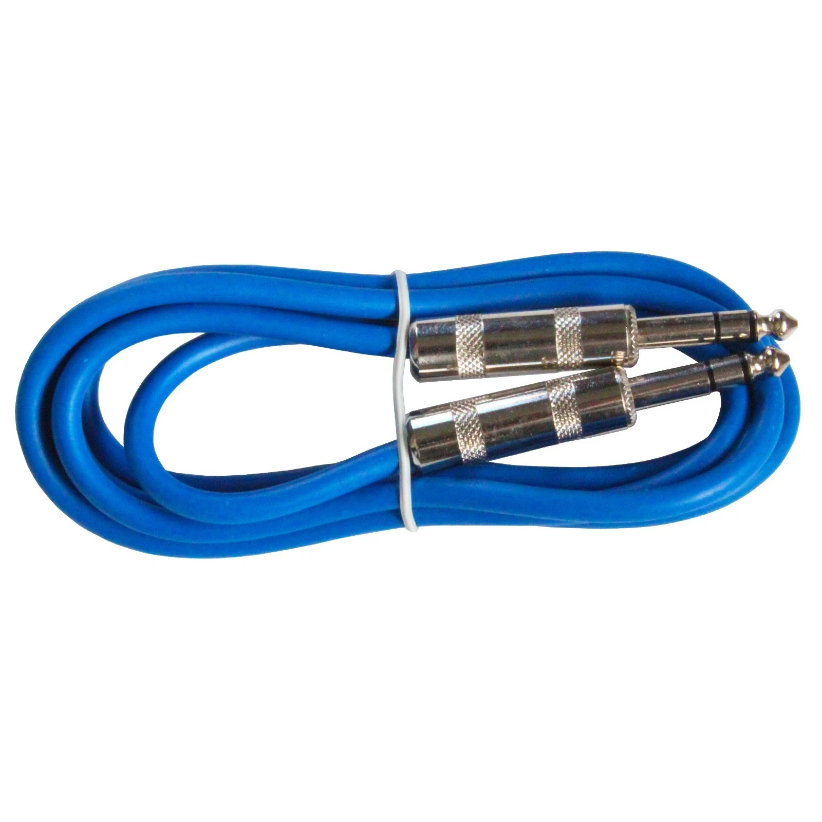 BUTTERFLY- Blue 3Ft Foot Stereo Trs 1/4 Balanced Audio Cable Shielded Effects Fx Patch Cord