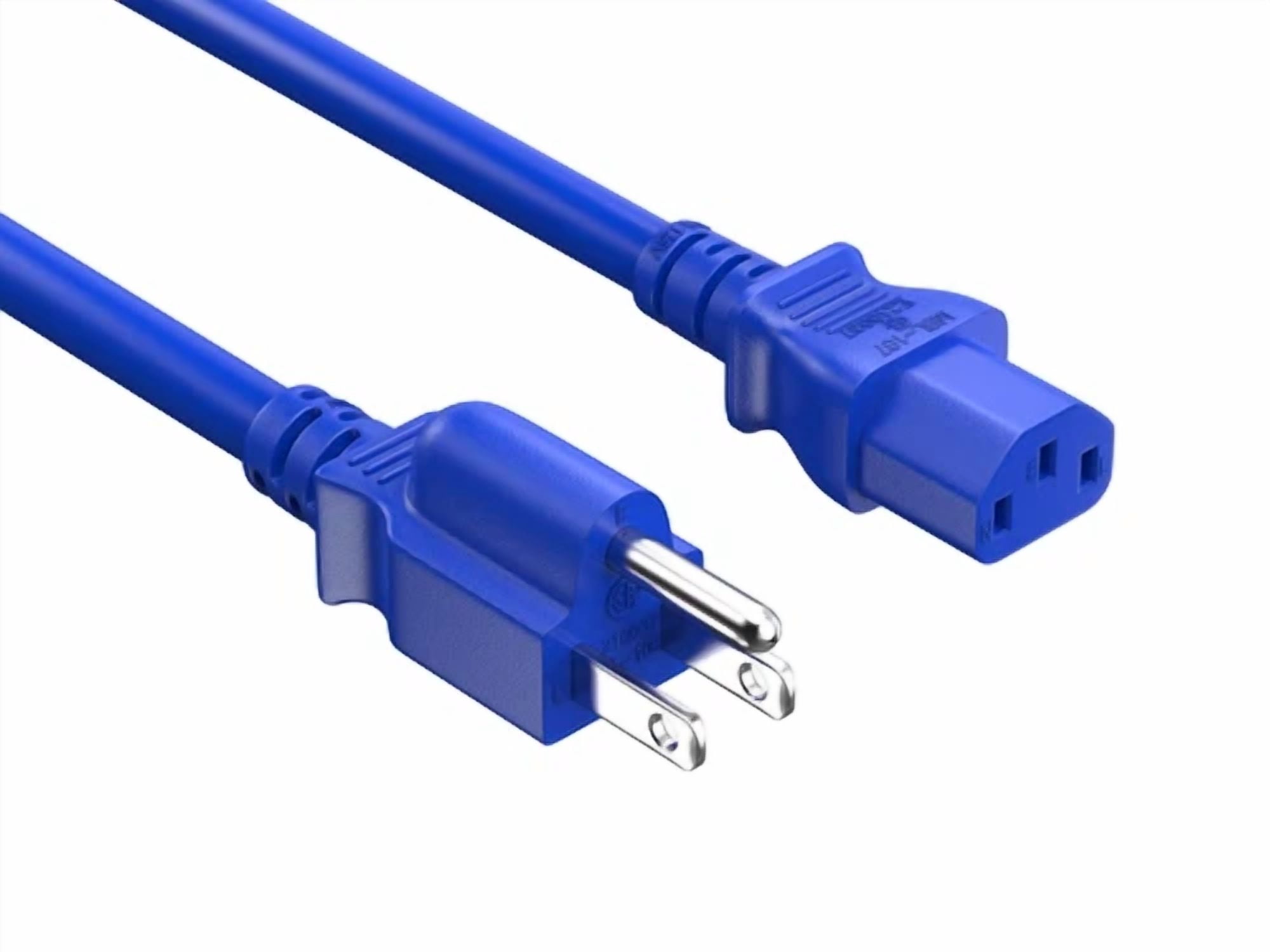 BUTTERFLY- Cable Leader 4Ft Universal Ac Power Cord Nema 5-15P To Iec320 C13 18Awg Blue