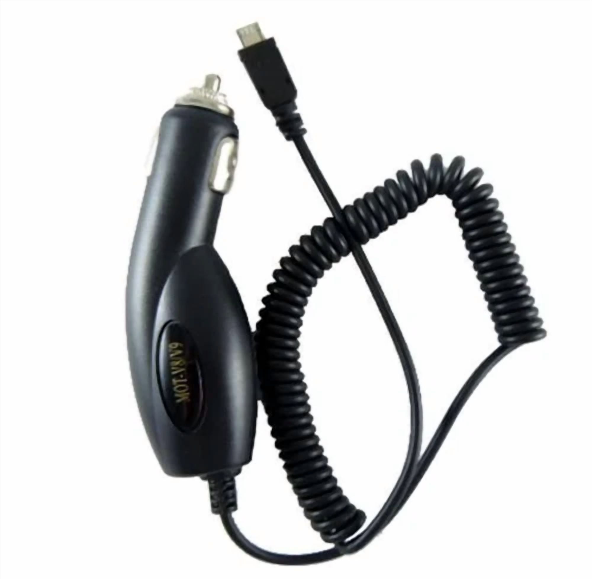 BUTTERFLY- Car Charger Micro Usb With Led For Huawei Ascend G312 Qwerty Phone Accessory