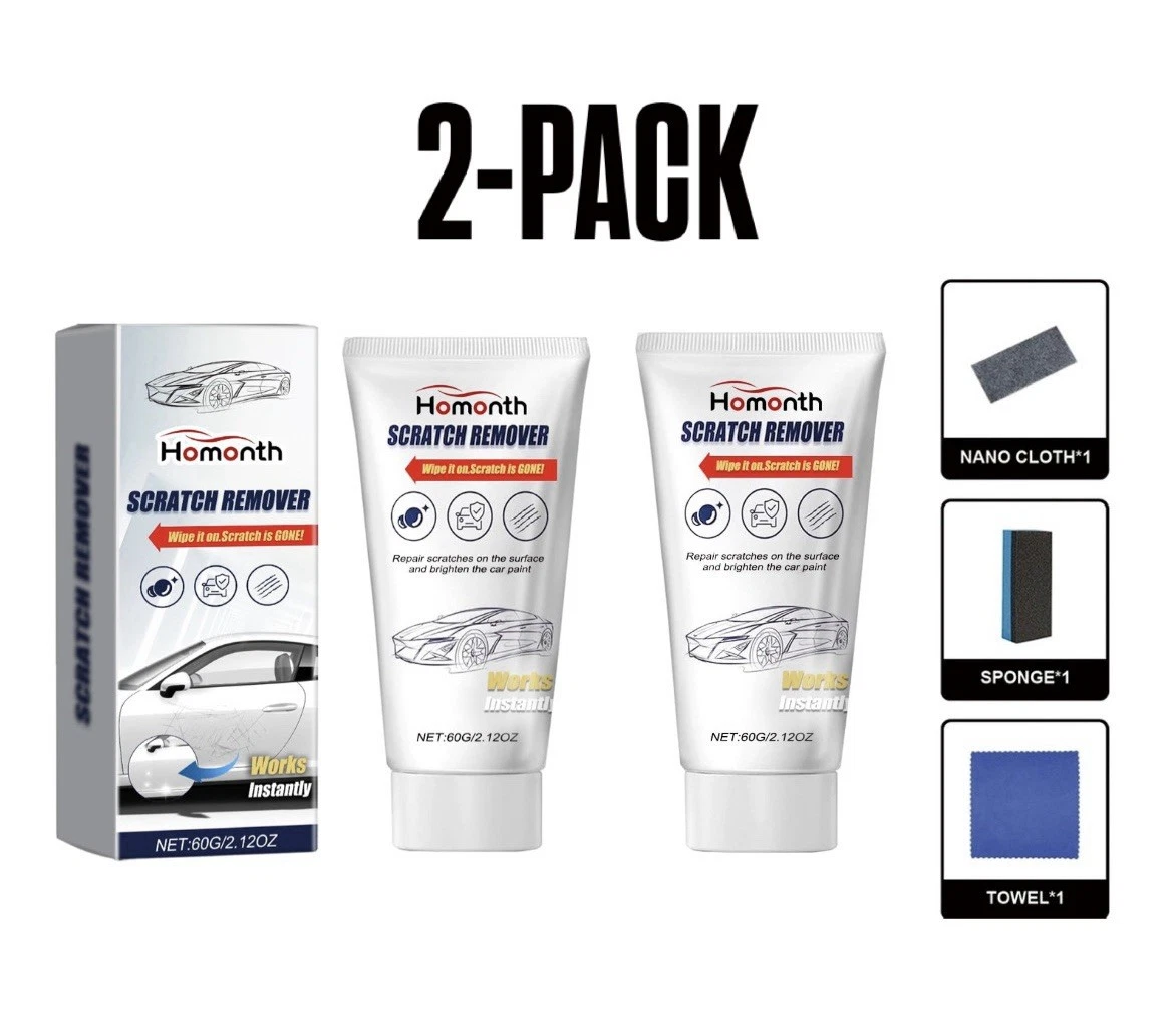 BUTTERFLY- Car Scratch Remover Repairpaste Car Polishing Wax Nano Cloth Sponge Towel New