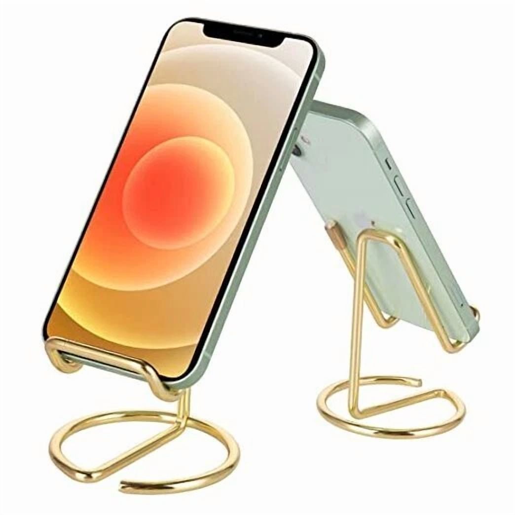 BUTTERFLY- Cell Phone Stand For Desk, Cute Metal Gold Cell Phone Stand Holder 1 Pack Gold