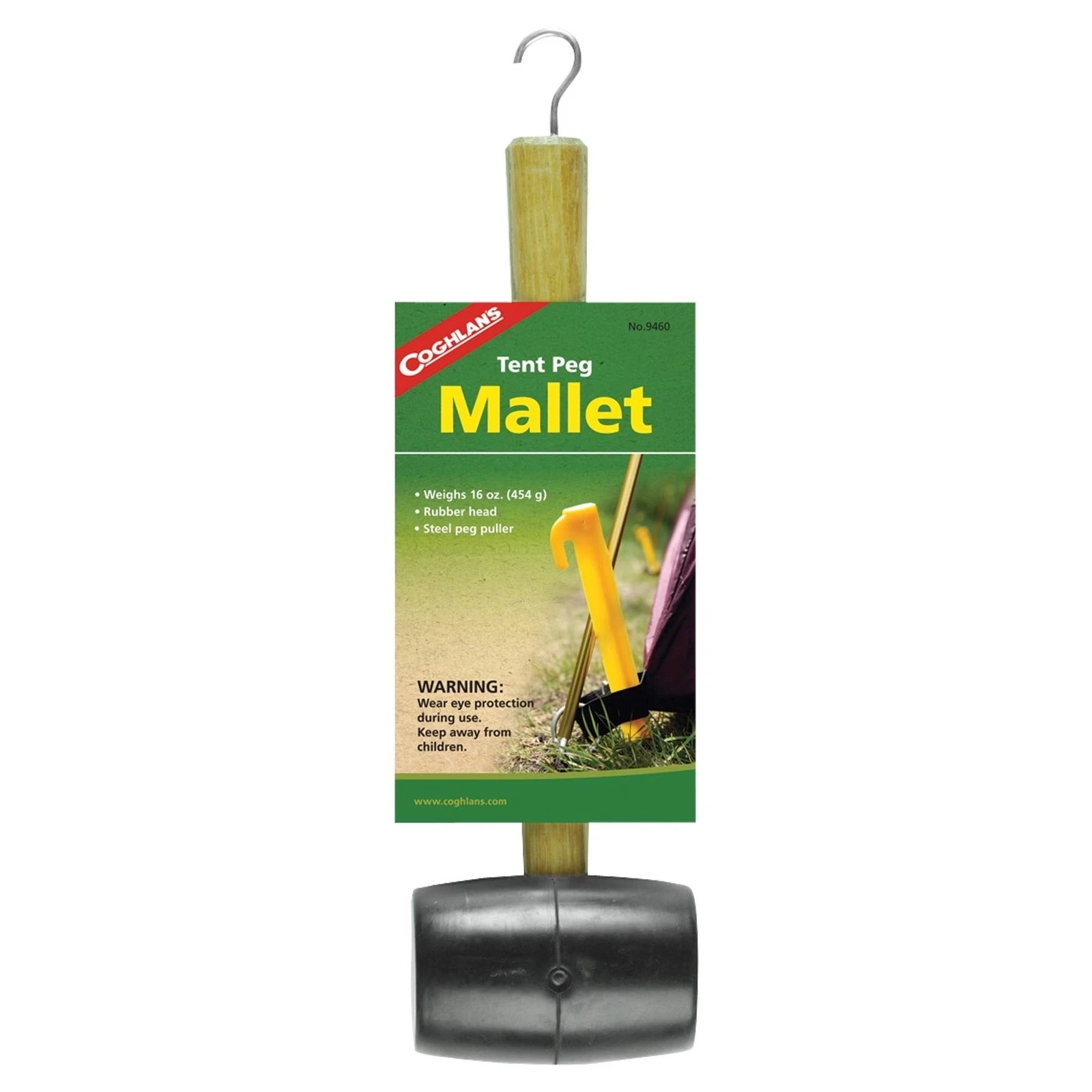 BUTTERFLY- Coghlans, Rubber Mallet (9460), Alloy Steel, Black