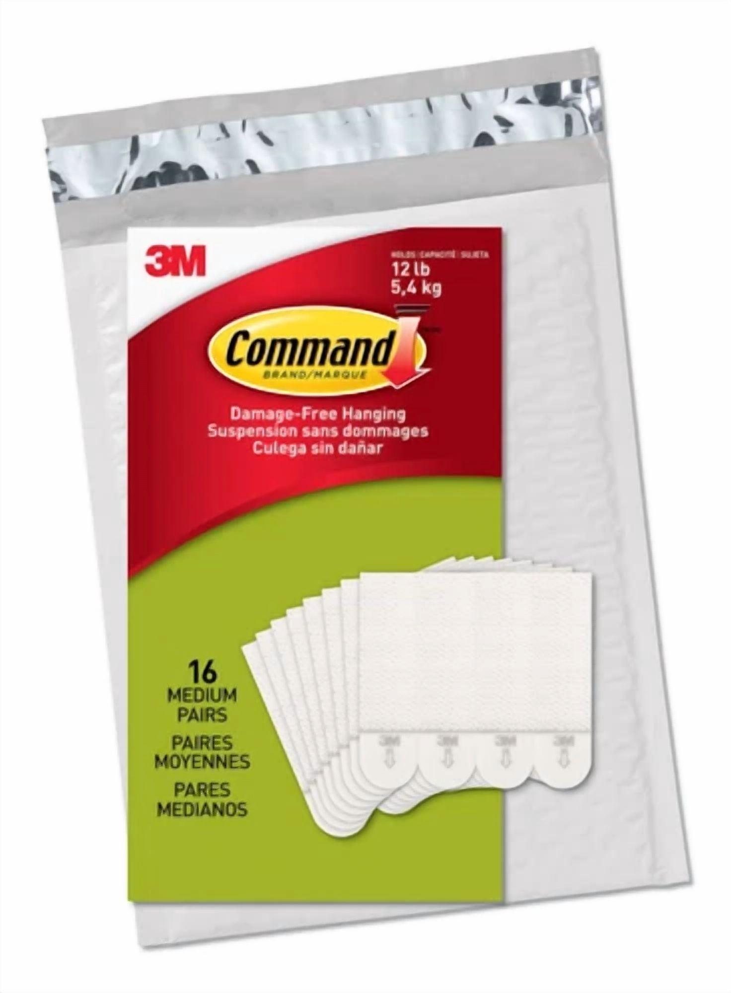 BUTTERFLY- Command Medium Picture Hanging Strips Damage Free Hanging Picture Hangers No ...